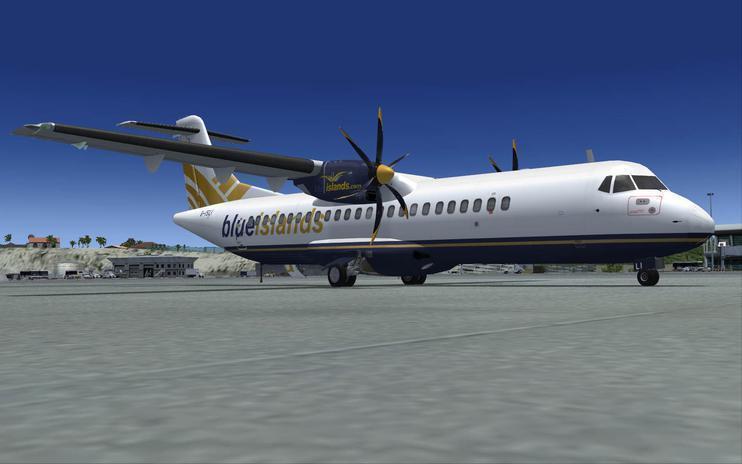 FSX Blue Islands ATR 72-500