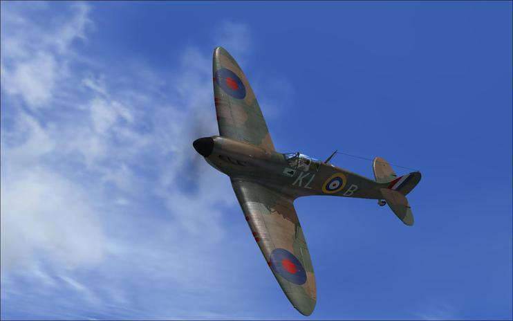 FSX P9390 for A2A Wings of Power 3 Spitfire