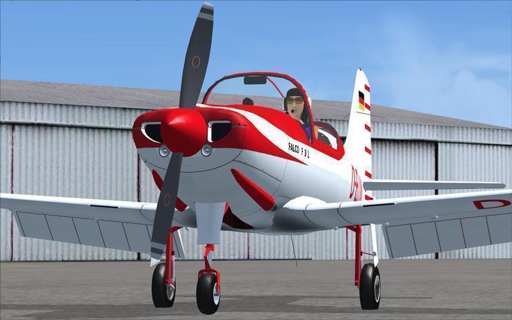 FSX Aeromere F. 8L Falco III D-ELUW