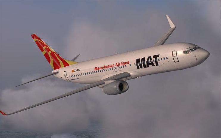 FSX Macedonian Airlines Boeing 737-800