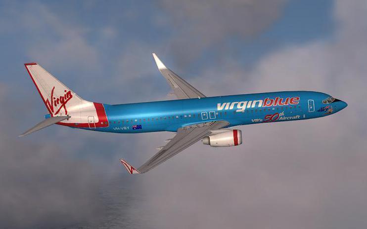 FSX Virgin Blue 50th Boeing 737-800