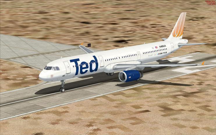 FSX TED (United Airbus A321
