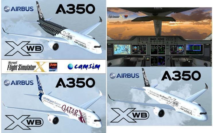 FSX Airbus A350 XWB - Final Pack