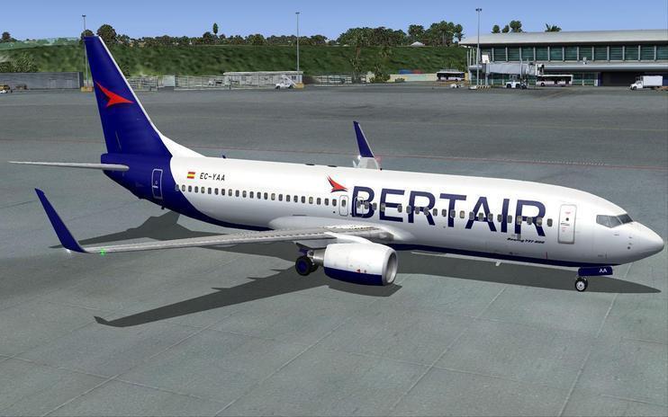 FS2004 Bertair Virtual Airlines Boeing 737-800