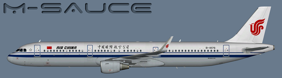 FS2004/FSX Air China Airbus A321S