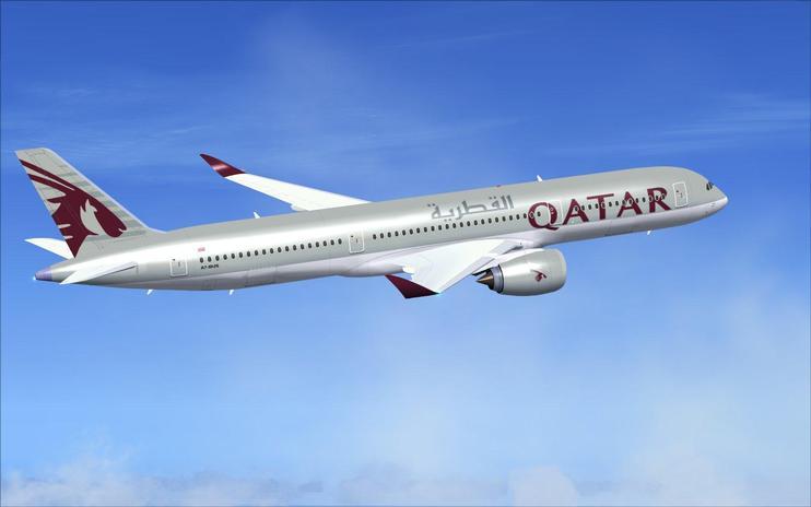 FS2004 Qatar Airbus A350-900