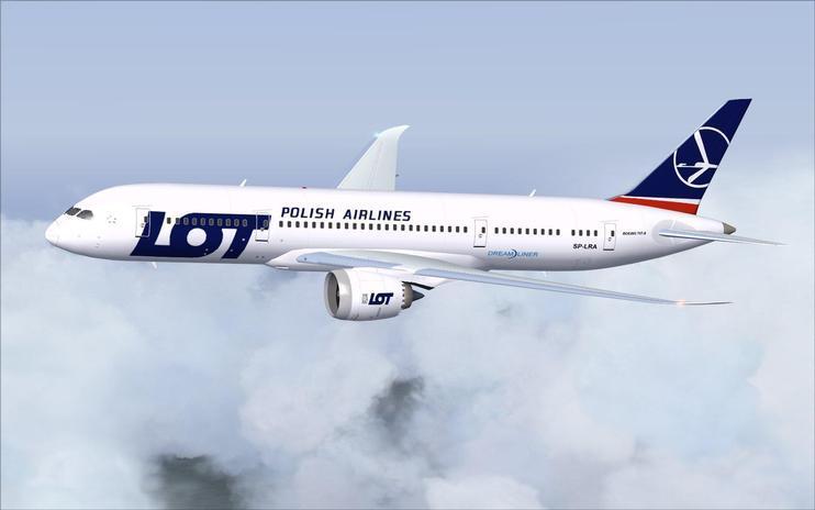 FS2004 LOT Polish Airlines Boeing 787-8