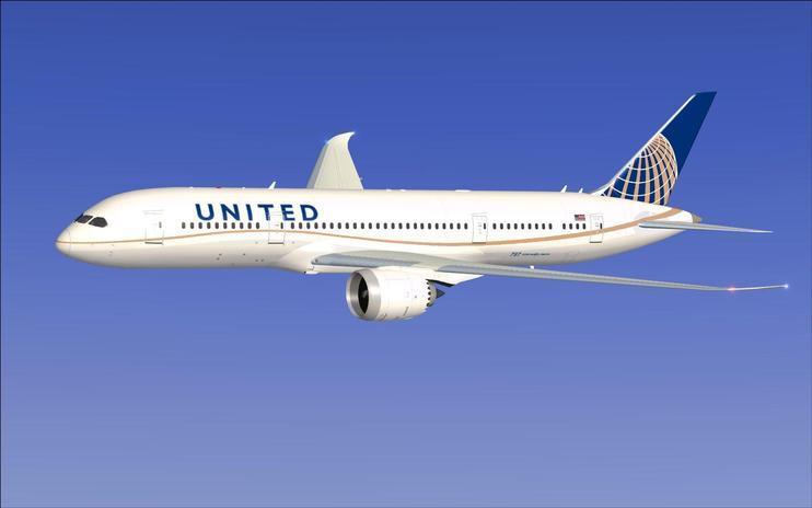 FS2004 Unite Airlines Boeing 787-8