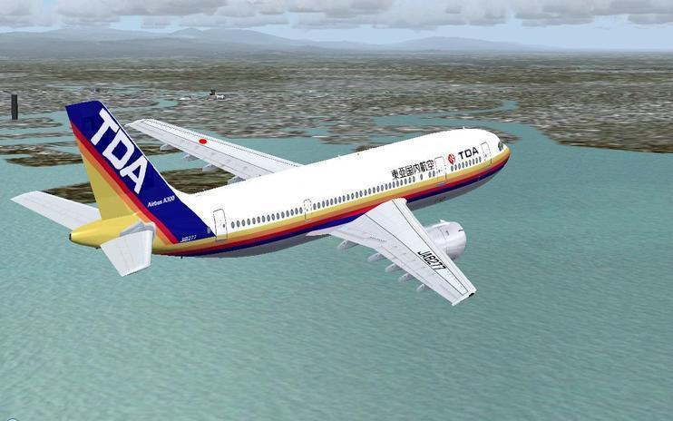 FS2004 Toa Domestic Airlines Airbus A300B4-2C