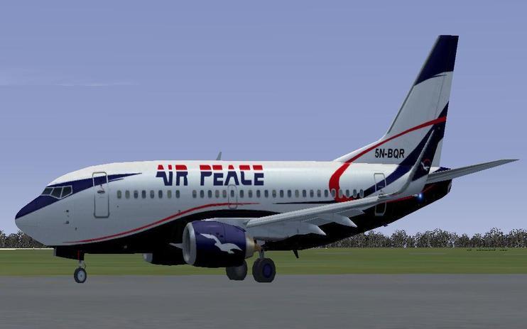 FS2004/FSX Air Peace Boeing 737-500W