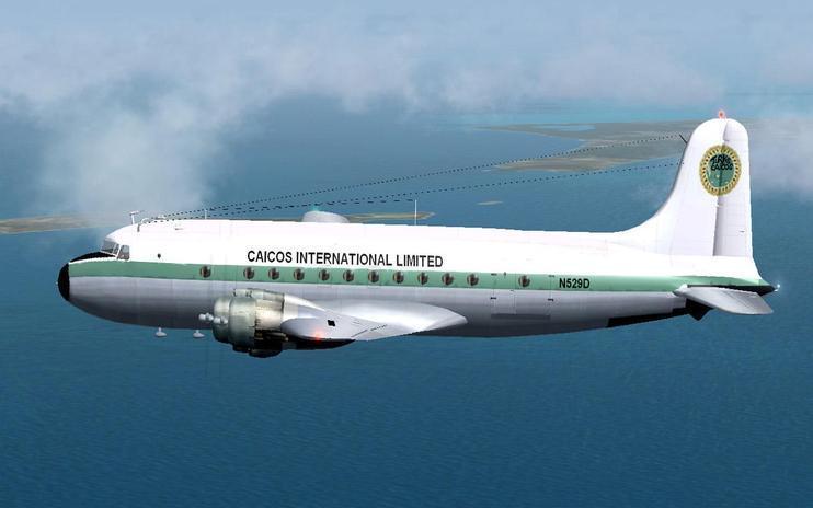 FS2004 Caicos International Limited Douglas DC-4