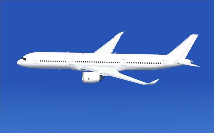 FSX CamSim AI Aircraft Airbus A350-900 Base Model