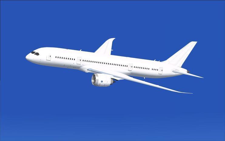 FSX CamSim AI Aircraft Boeing 787-8 Base Model