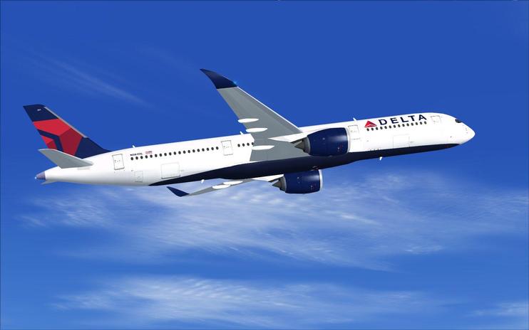 FSX Delta Airlines Airbus A350-900
