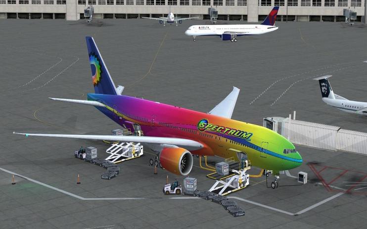 FSX Spectrum Airlines Boeing 777-200LR