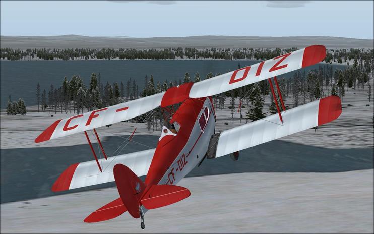 FS2004/FSX DeHavilland Fox Moth CF-DIZ Update