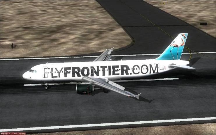 FSX Frontier Airlines Airbus A320
