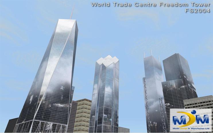 FS2004 Freedom Tower And WTC