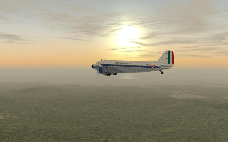 FSX Mexican Air Force Douglas C-47 ETM