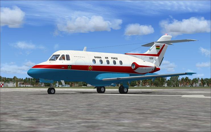FSX Ghana Air Force de Havilland DH125