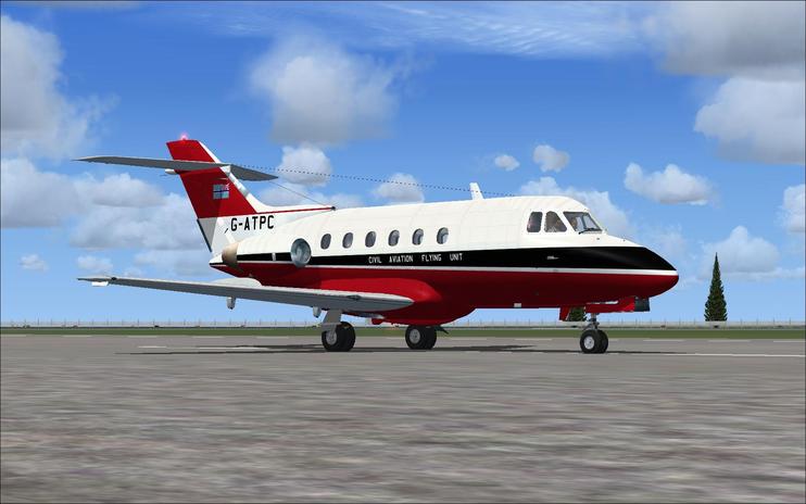 FSX de Havilland DH125 G-ATPC