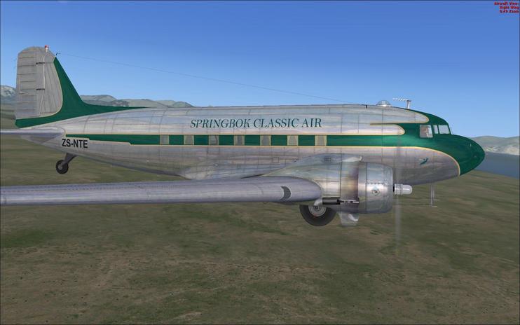 FSX Springbok Classic Air Douglas C-47