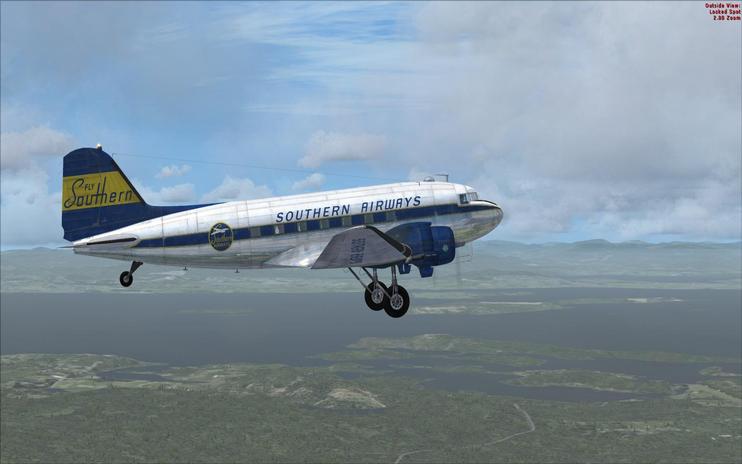 FSX Southern Airways C-47 Skytrain