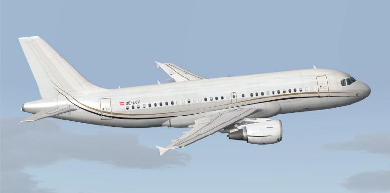 FS2004 Tyrolean Jet Service Airbus A319-115