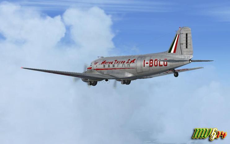 FSX Aerea Teseo Douglas C-47
