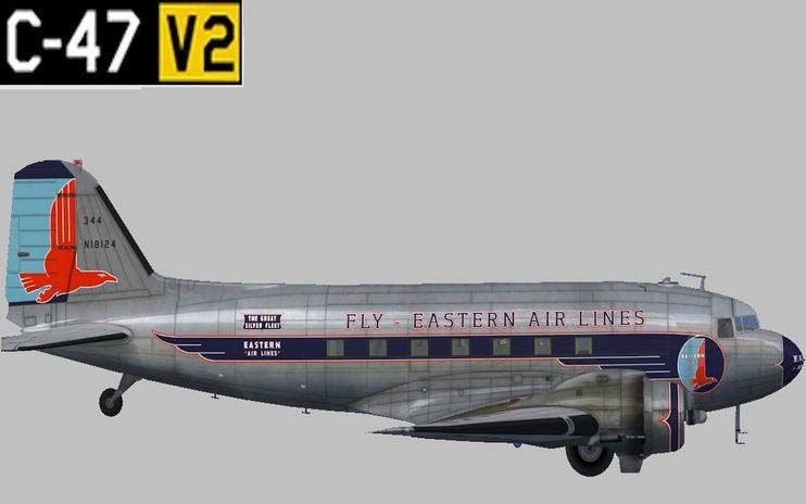 FSX Eastern Air Lines Douglas DC-3