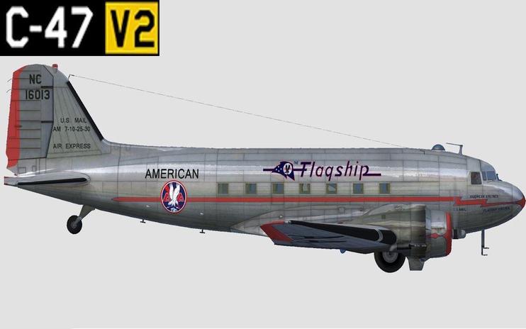 FSX American Airlines Flagship "Virginia" Douglas DC-3