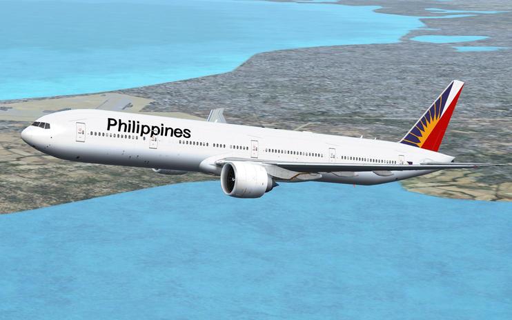 FS2004/FSX Philippine Airlines Boeing 777-300ER