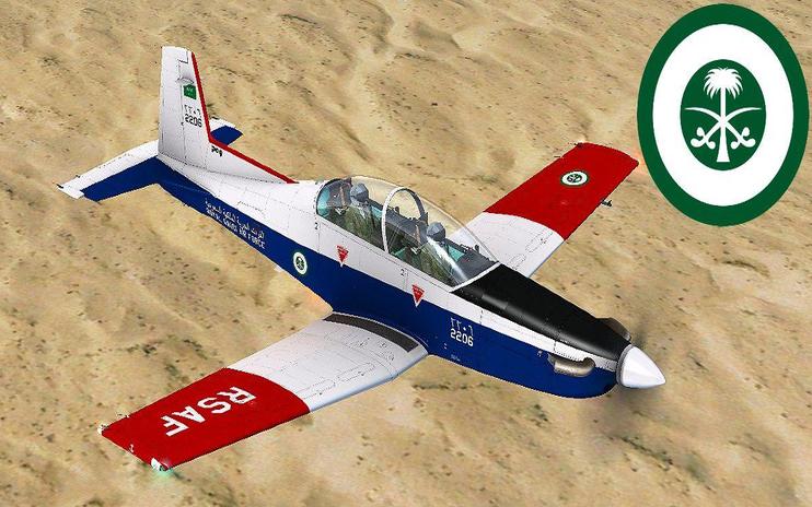FSX Royal Saudi Air Force Pilatus PC-9