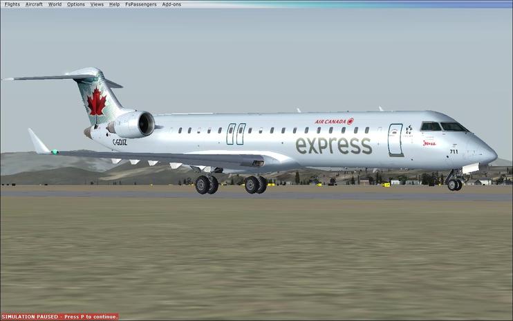 FS2004/FSX Air Canada Express CRJ705