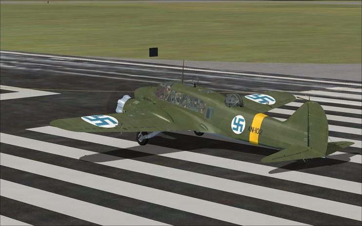 FSX Finnish Air Force Avro Anson MK1