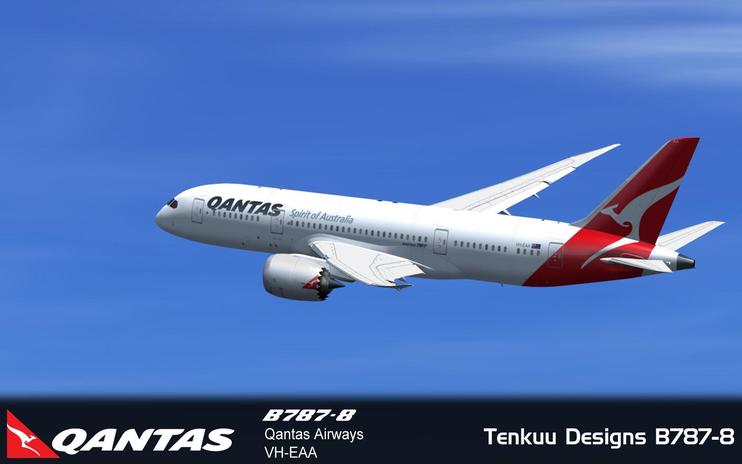 FSX Qantas Boeing 787-8