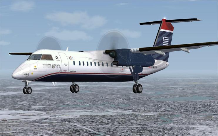 FS2004 US Airways Express Dash-8 Q300