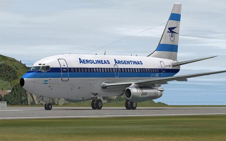 FSX Aerolineas Argentinas Boeing 737-200C
