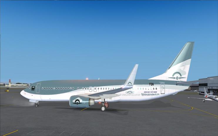 FSX FlightSimulatorNetwork Boeing 737-800