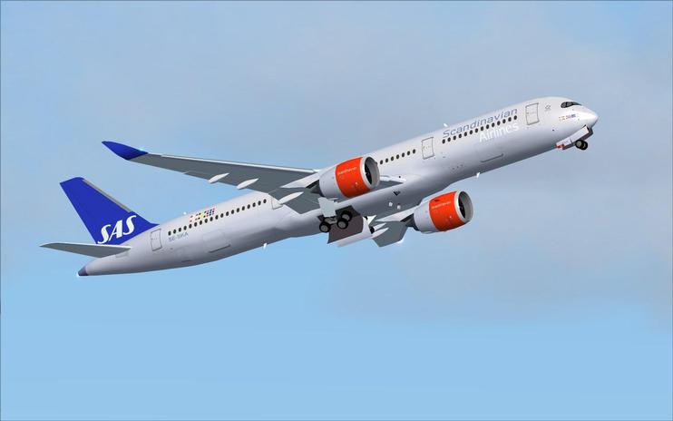FSX SAS Scandinavian Airbus A350-900
