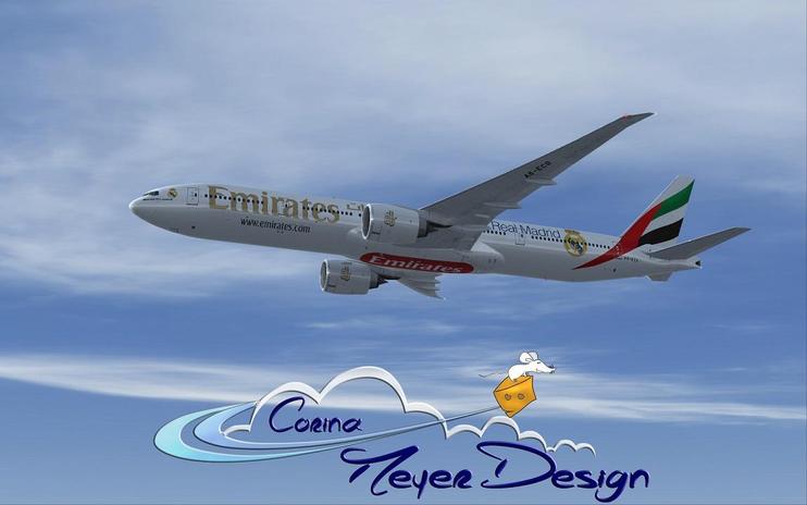 FSX Emirates "Real Madrid" Boeing 777-300ER