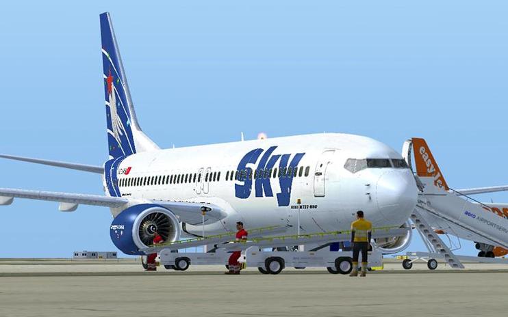 FSX Sky Airlines Boeing 737-800