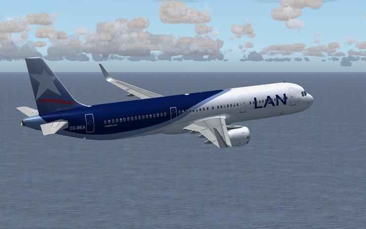 FS2004 LAN Airlines Airbus A321-211