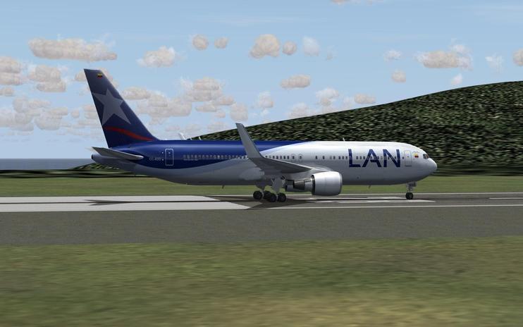 FS2004 LAN Colombia Airlines Boeing 767-300ER