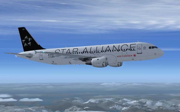 FS2004/FSX Air Canada Airbus A320-211