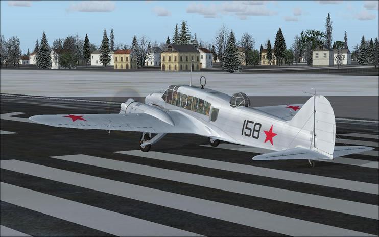 FSX Russian Avro Anson MK1