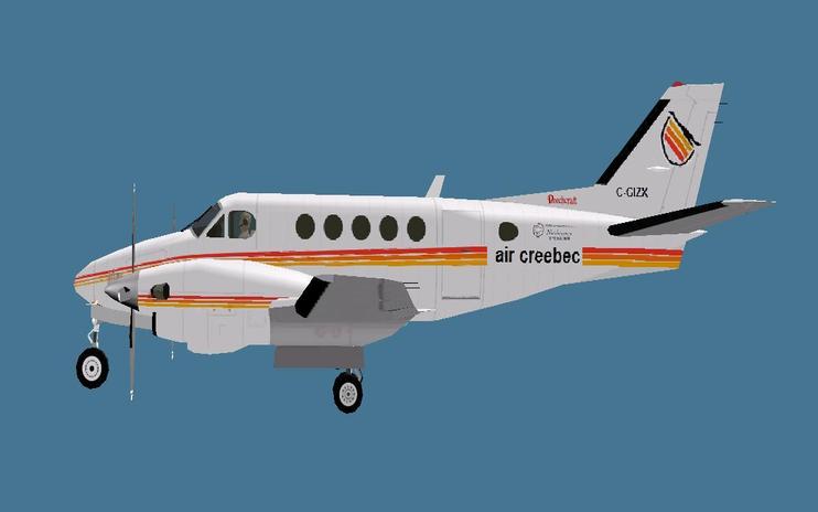 FS2004 Air Creebec Beechcraft King Air A100