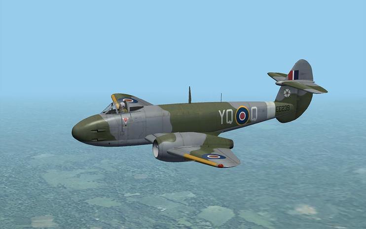FSX Gloster Meteor F3 And F8