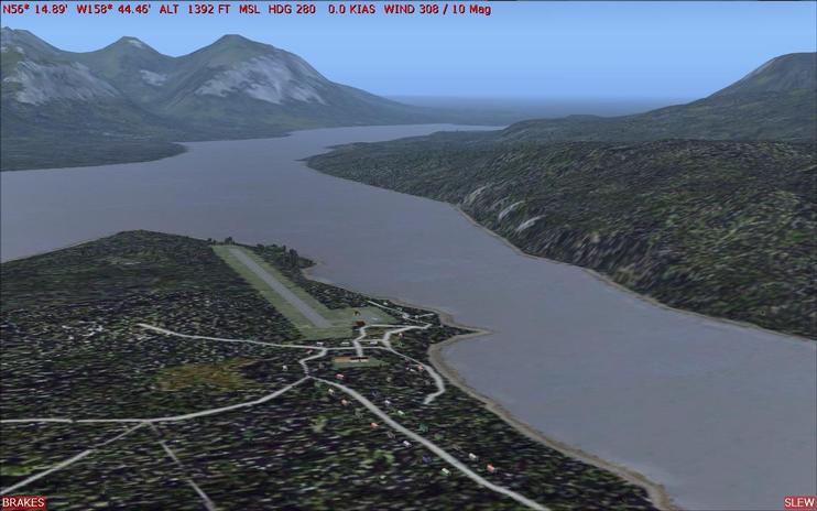 FS2004 Scenery - Chignik Lake A79 And Port Heiden PAPH