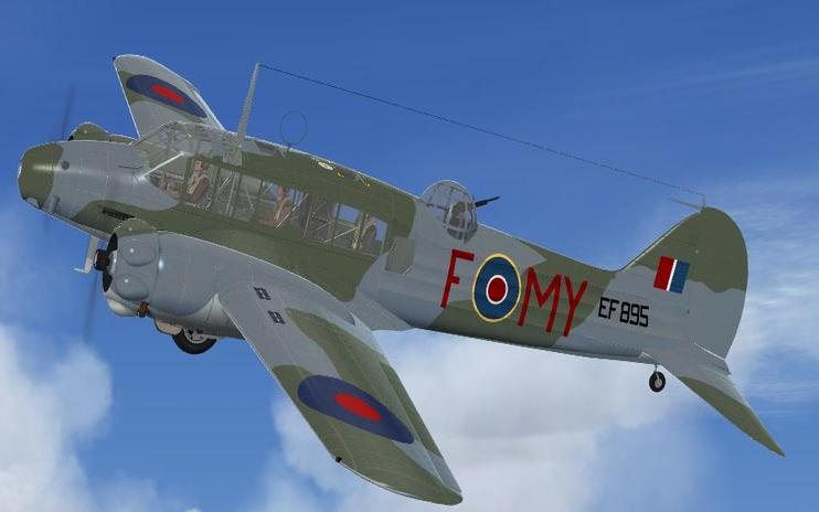 FSX RAF Avro Anson MkI Of No.298 Sq